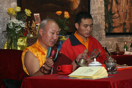 Tantric Dzambala empowerment by Buddhist master Rangrig Rinpoche