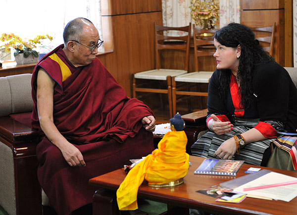 Tibet House visiting His Holiness the Dalai Lama