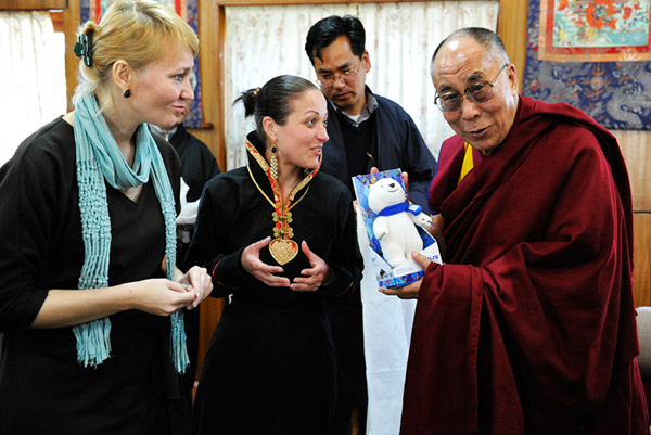 Tibet House visiting His Holiness the Dalai Lama