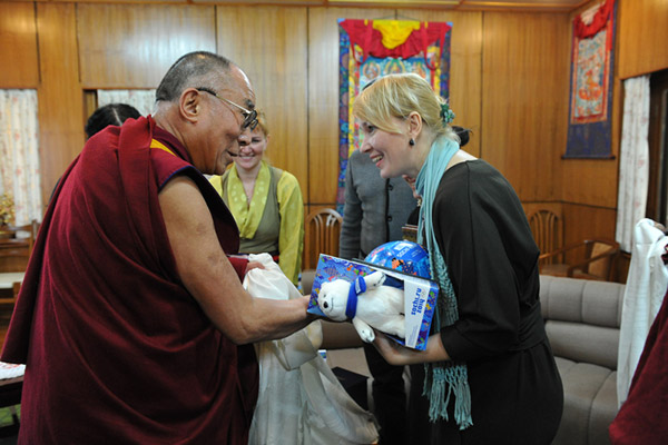 Tibet House visiting His Holiness the Dalai Lama