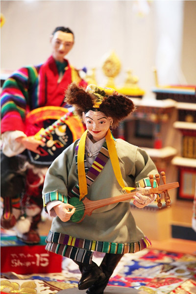 Экспозиция тибетских кукол